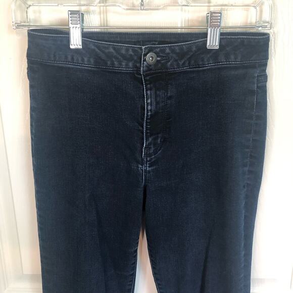 Decree Jeans Hi-Rise Jegging Dark Wash Jeans - Junior's 5 - Picture 2 of 9